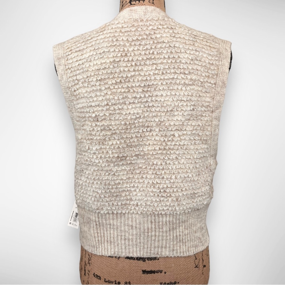 NO BOUNDARIES Juniors Neutral Combo Button Front Sweater Vest Large | NWT - Picture 3 of 8